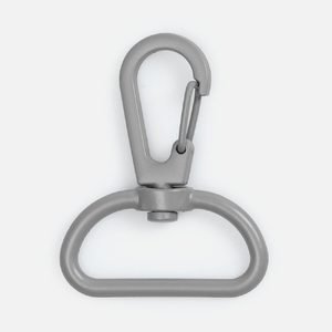 Застежка-карабин Snap Hook, L, серая