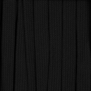 Плоский шнур Cord S, черный, 10 см