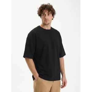 Футболка Oversize Premium 210, черная, размер S