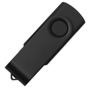 USB flash-карта DOT (16Гб), черный, 5,8х2х1,1см, пластик, металл