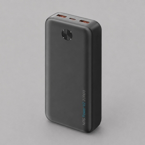 Внешний АКБ NRG Power V2 20000 мА-ч, 2A, 2xUSB, черный, Deppa