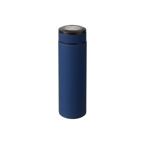 Вакуумный термос "Vacuum Flask C1", soft touch, 420мл, темно-синий