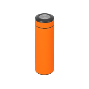 Вакуумный термос "Vacuum Flask C1", soft touch, 420мл, оранжевый