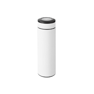 Вакуумный термос "Vacuum Flask C1", soft touch, 420мл, белый
