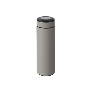 Вакуумный термос "Vacuum Flask C1", soft touch, 420мл, серый