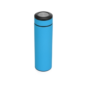 Термос «Confident» с покрытием soft-touch 420мл, голубой (P)