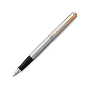 Перьевая ручка Parker Jotter Stainless Steel GT, Mblue