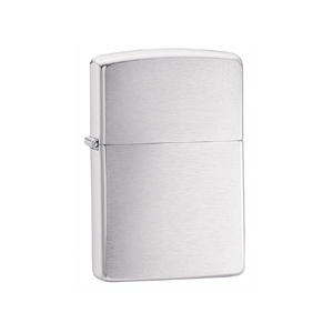 Зажигалка ZIPPO Classic с покрытием Brushed Chrome, латунь/сталь, серебристая, матовая, 38x13x57 мм