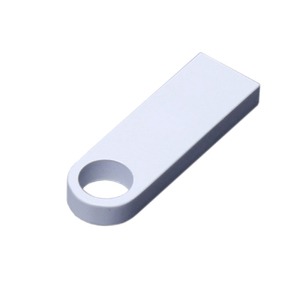 USB 3.0-флешка на 128 Гб с мини чипом и круглым отверстием, белый