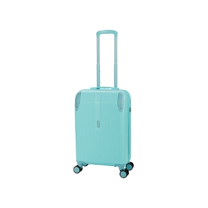 Чемодан TORBER В Отпуск, бирюзовый, ABS-пластик, 41 х 25 х 61 см, 48 л, 2,7 кг