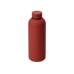 Вакуумная термобутылка "Cask" Waterline, soft touch, 500 мл, красный (P)