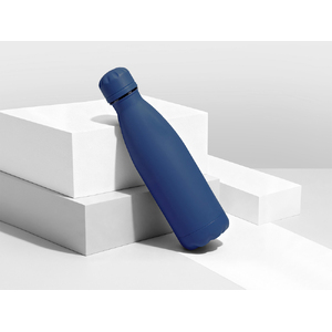 Вакуумная термобутылка "Vacuum bottle C1", soft touch, 500 мл, темно-синий