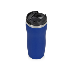 Термокружка "Double wall mug C1", soft touch, 350 мл, синий