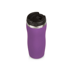 Термокружка "Double wall mug C1", soft touch, 350 мл, фиолетовый