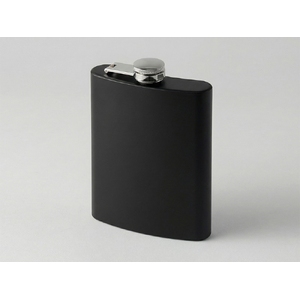 Фляжка 240 мл Remarque soft touch, 304 сталь, черный