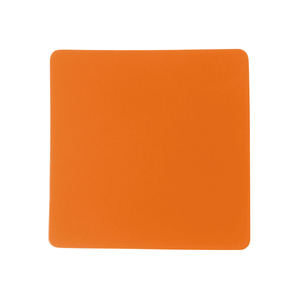 ПАТЧ КВАДРАТ soft-touch (оранжевый ) 5,5 х 5,5 см