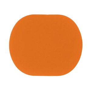 ПАТЧ ОВАЛ soft-touch (оранжевый ) 6,0 х 5,0 см